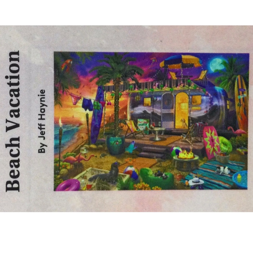 Diamond Art Club DAC Diamond Painting DIY Kit “Beach Vacation”